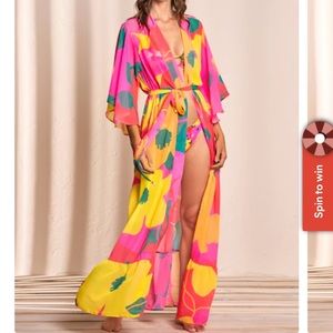 Maaji Crayonflower Kimono, Size S, New with Tags